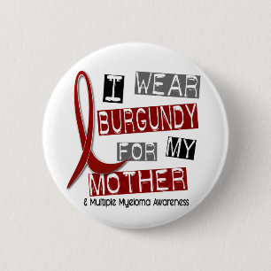 Den ÅTSKILLIGA MYELOMAEN ha på sig jag Burgundy Knapp