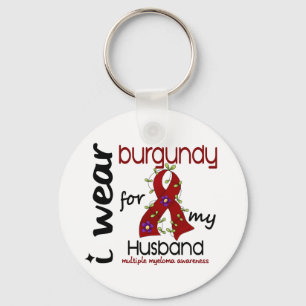 Den åtskilliga myelomaen HA PÅ SIG JAG BURGUNDY Nyckelring