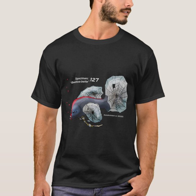 Den Åtta Benade Spindelfisken T Shirt (Framsida)