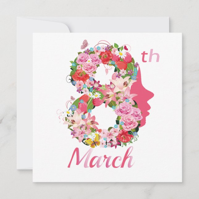 Den åttonde kvinnodagen i Internationell (Framsida)