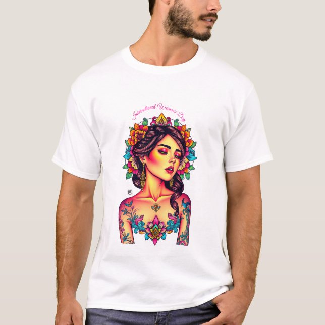 Den åttonde kvinnodagen i Internationell T Shirt (Framsida)
