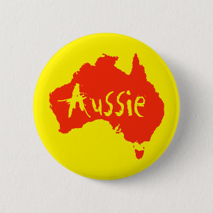 Den Aussie australier knäppas klämmer fast Knapp
