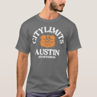 Den Austin staden begränsar T Shirt