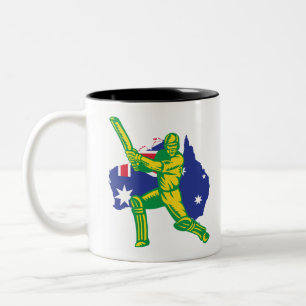Den australiensiska syrsalagT-tröja fläktar Jers Två-Tonad Mugg