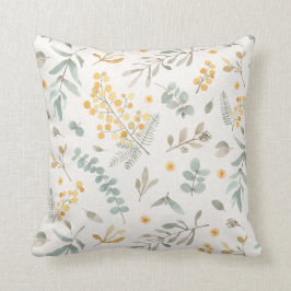 Den australiensiska wattleeucalyptusen lämnar den kudde