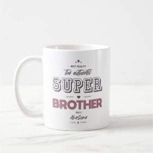 Den autentiska toppen bror kaffemugg