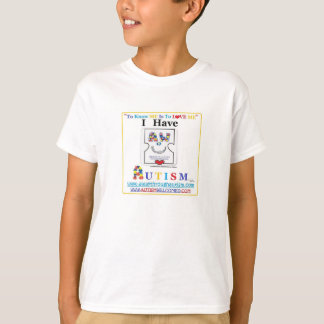 Den Autism Welcomed "har jag Autism" UNGEskjortan Tee Shirt