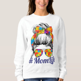 Den autistiska autismmedvetenheten Mamma Life Wome T Shirt