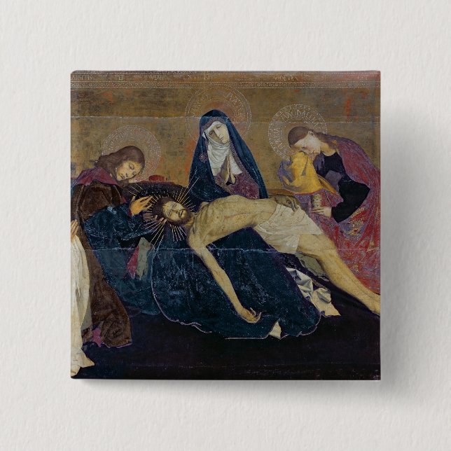 Den Avignon pietaen, 1450-60 Knapp (Framsida)
