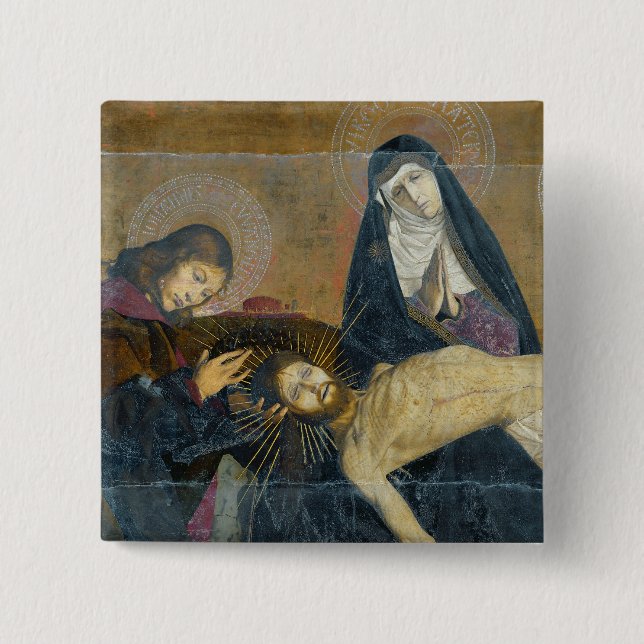 Den Avignon pietaen, 1450-60 Knapp (Framsida)