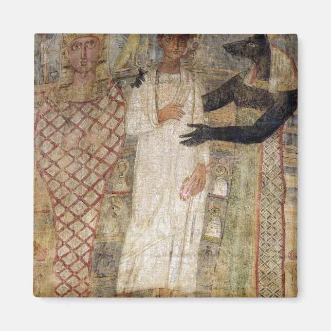 Den avlidne och hans mamma skyddas av Anubis Magnet (Framsidan)