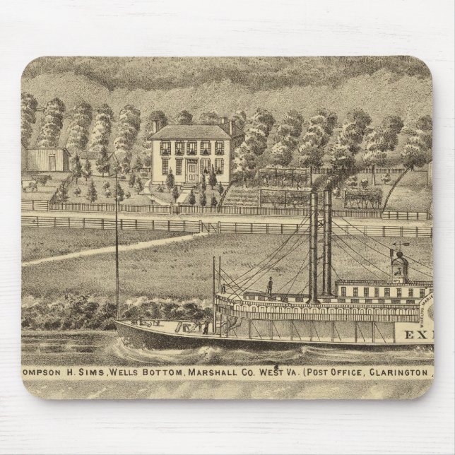 Den avlidne Thompson H Sims Musmatta (Framsidan)