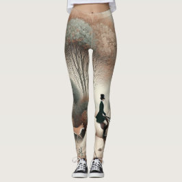 Den avtagande rävmossarna leggings