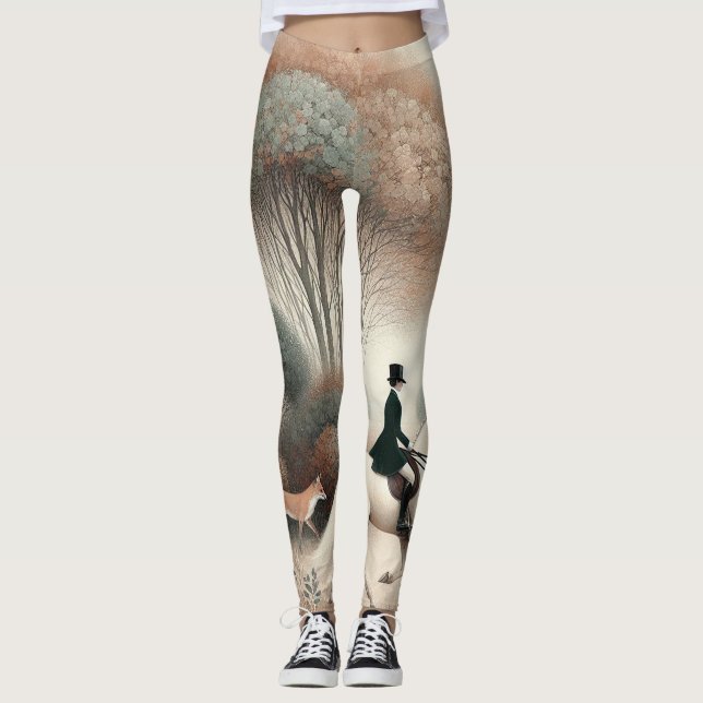 Den avtagande rävmossarna leggings (Framsida)