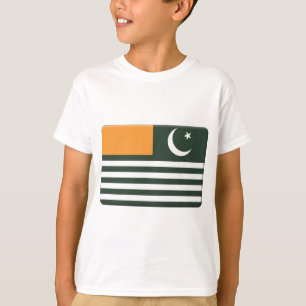 Den Azad Kashmir flagga PERSONIFIERAR T Shirt