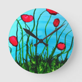 Den Azure väggen tar tid på Rund Klocka