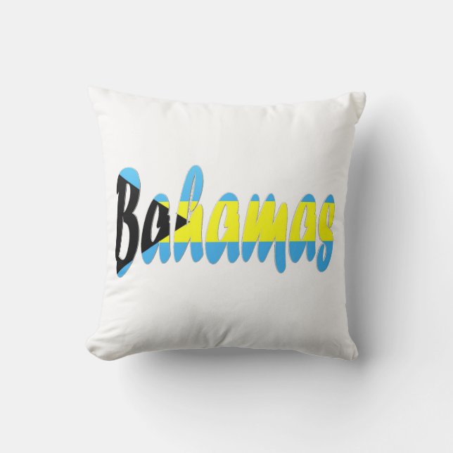 Den bahamanska flagga kudder kudde (Framsida)