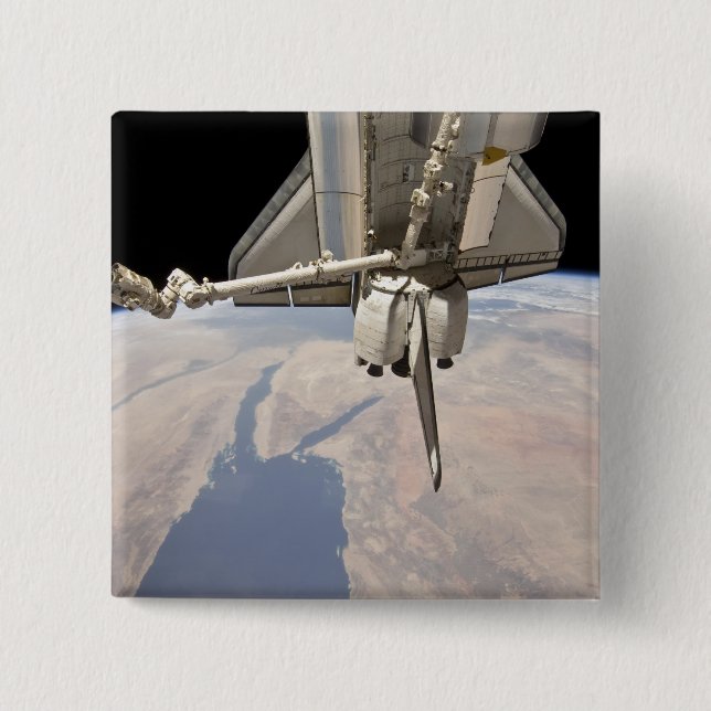 Den bakre delen av den dockade rymdfärgen knapp (Framsida)