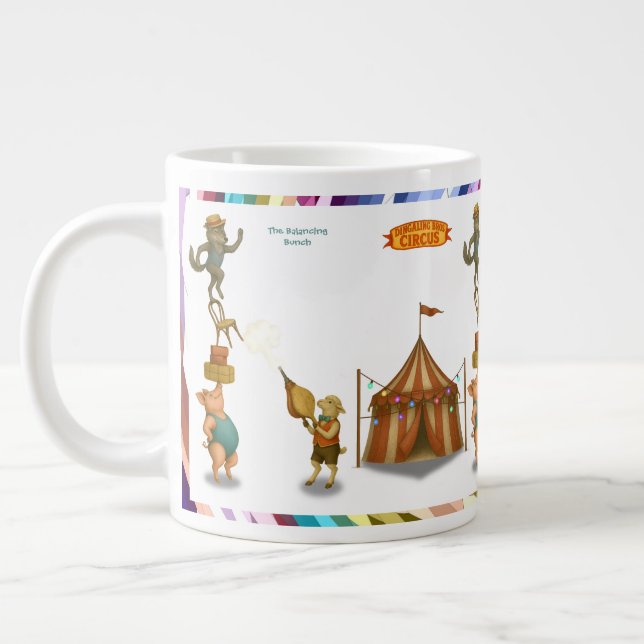 Den Balanserande Flocken Jumbo Mugg (Vänster)