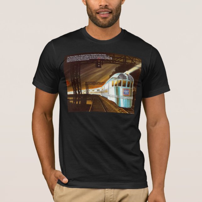 Den banbrytande zephyren 1934 tee shirt (Framsida)