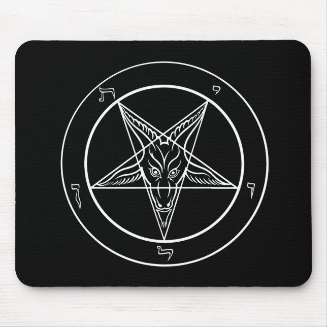 Den Baphomet musen vadderar Musmatta (Framsidan)