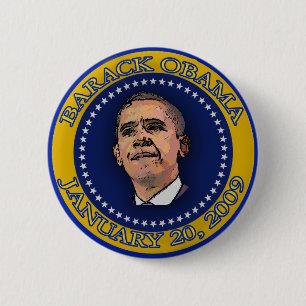 Den Barack Obama invigningen förseglar souvenir Knapp