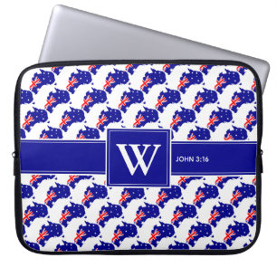Den bärbara datorn AUSTRALIA Christian Scripture M Laptop Fodral