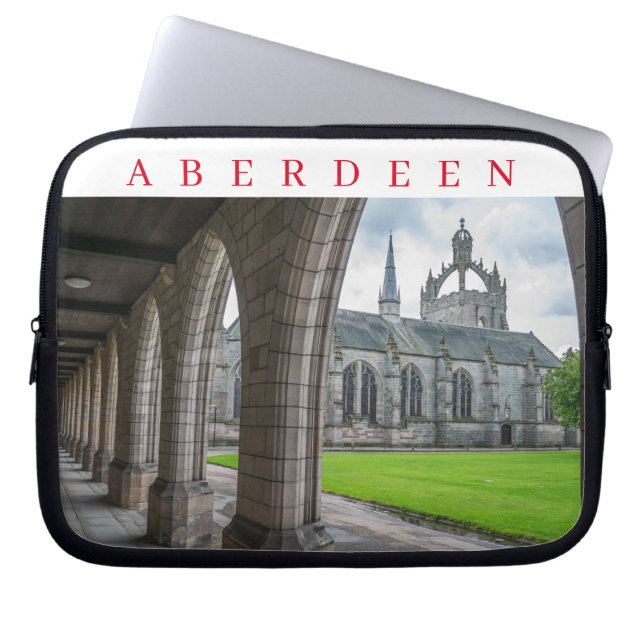 Den bärbara datorn fodral i Aberdeen Universiteten (Framsidan)