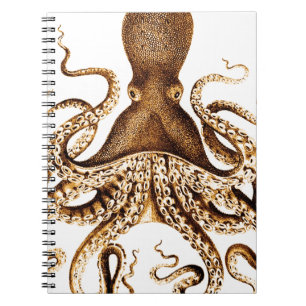 Den bärbara datorn Giant Sea Squid Anteckningsbok