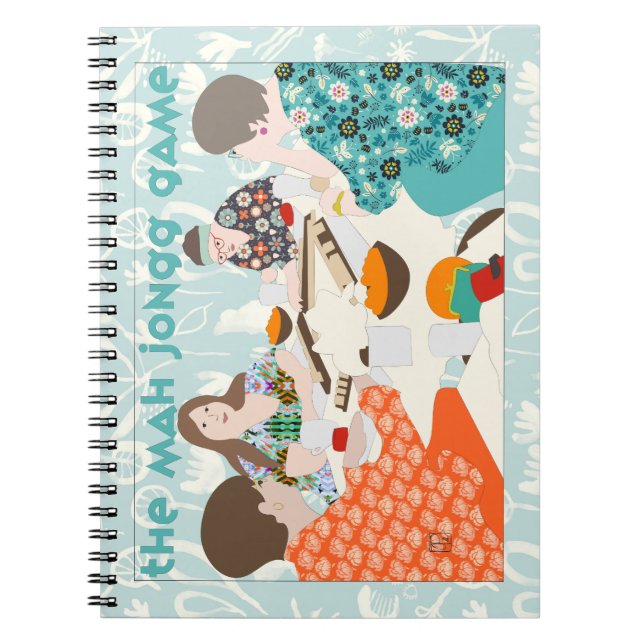 Den bärbara datorn Mah Jongg-spel Anteckningsbok (Framsidan)