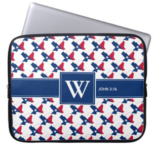 Den bärbara datorn TEXAS USA Christian Scripture M Laptop Fodral