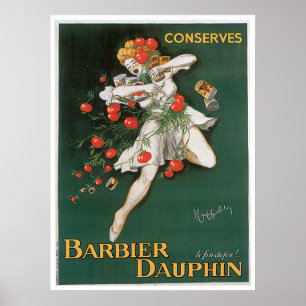 Den Barbier dauphinen bevarar konst för Poster