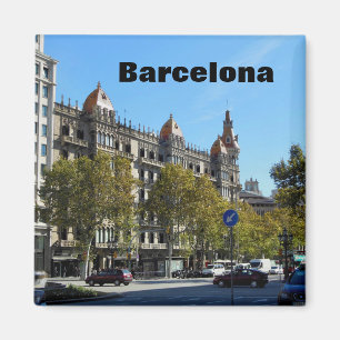 Den Barcelona Spanien staden centrerar Magnet
