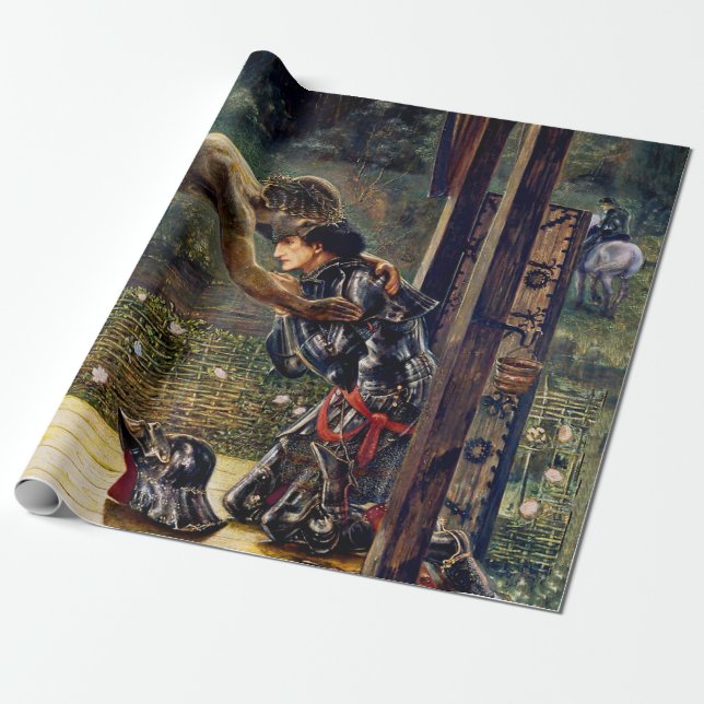 Den barmhärtige riddaren av Edward Burne-Jones Presentpapper (Utrullad)