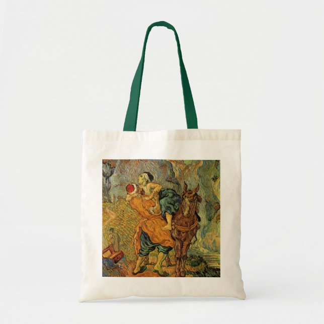 Den barmhärtige samariern av Vincent van Gogh Tygkasse (Framsidan)