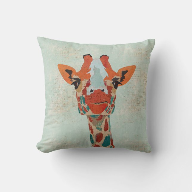Den bärnstensfärgade kika giraffet MoJo kudder Kudde (Framsida)