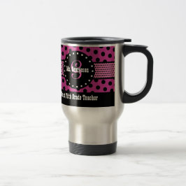 Den bäst 5th rosan för KLASSLÄRAREmonogramen Resemugg