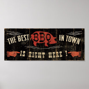 Den bäst BBQEN i Town Poster