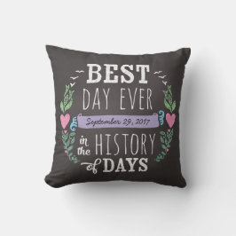 Den bäst dagen någonsin i historia, daterar svart kudde