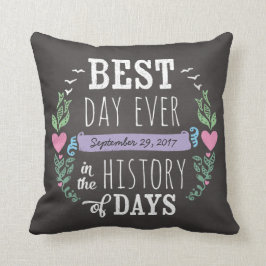 Den bäst dagen någonsin i historia, daterar svart kudde