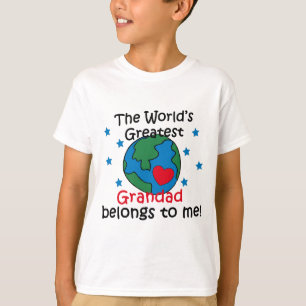 Den bäst grandaden hör hemma till mig t-shirt