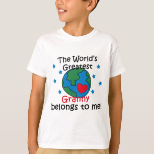 Den bäst grannyen hör hemma till mig t-shirt