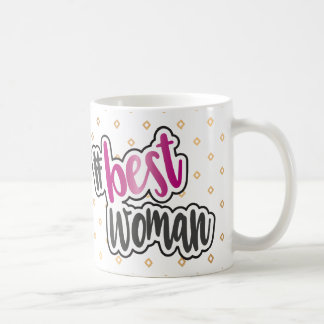 Den bäst kvinnamuggen med rosa krom verkställer kaffemugg