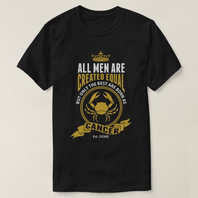 Den bäst manar är född som cancer tröja (Design framsida)