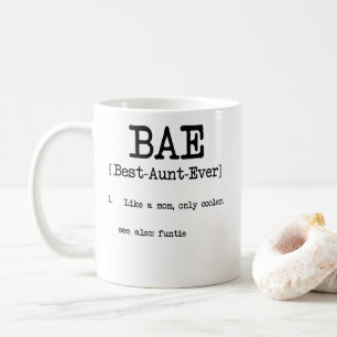 Den bäst mostern BAE kyler någonsin Auntie Gåva Kaffemugg