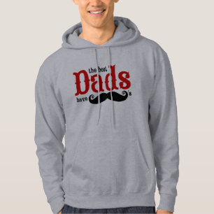Den bäst pappor har mustaschtröjan sweatshirt med luva