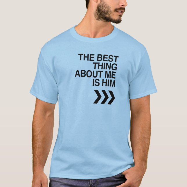 Den BÄST SAKEN OM MIG ÄR HONOM LEFT.png T Shirt (Framsida)