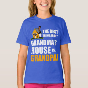 Den bäst saken om mormor hus är morfadern t-shirt