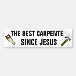 Den bäst snickaren efter jesus bildekal