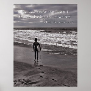 Den bäst surfaren ut där poster